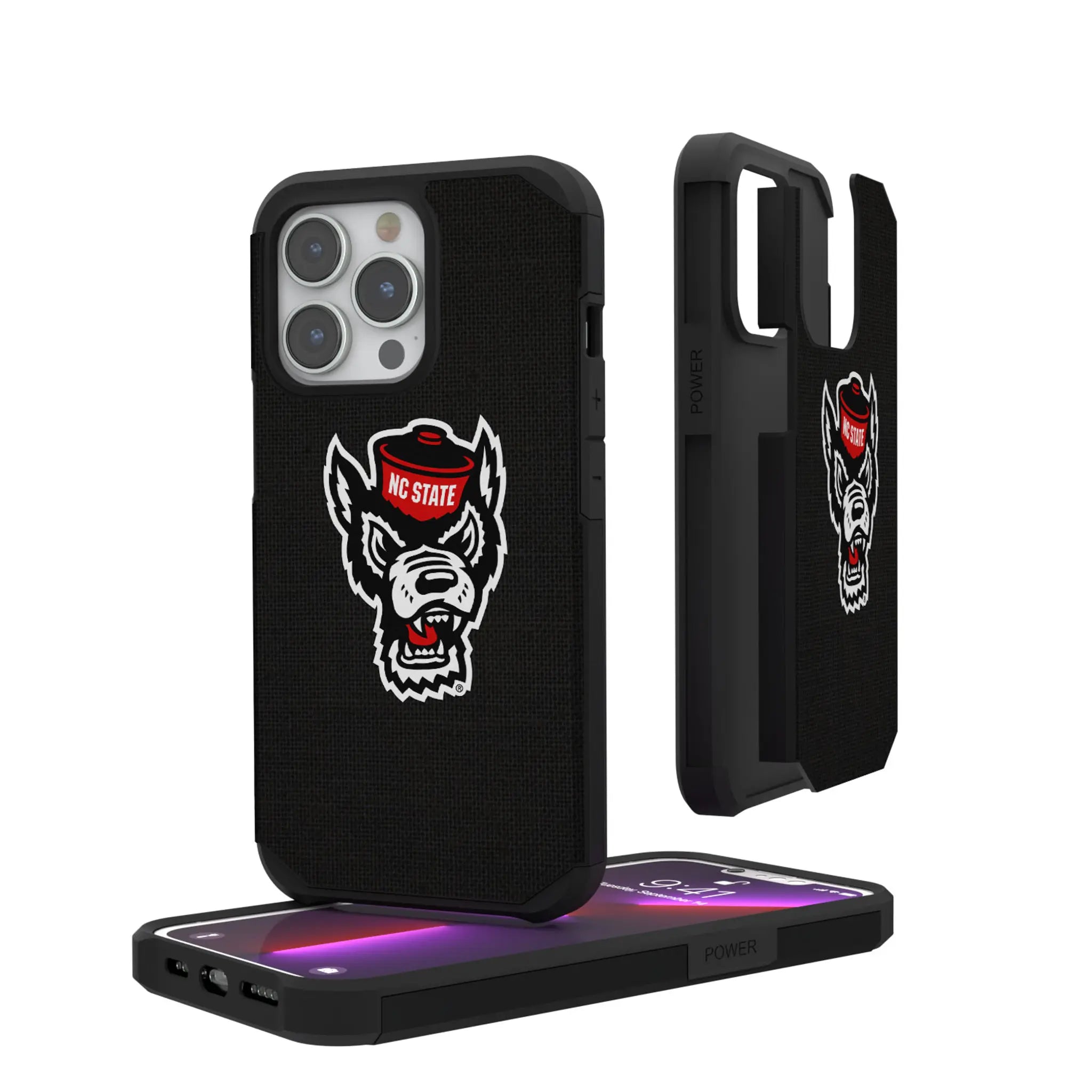 North Carolina State University Wolfpack Solid Rugged Phone Case