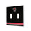 North Carolina State University Wolfpack Stripe Hidden-Screw Light Switch Plate