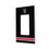 North Carolina State University Wolfpack Stripe Hidden-Screw Light Switch Plate