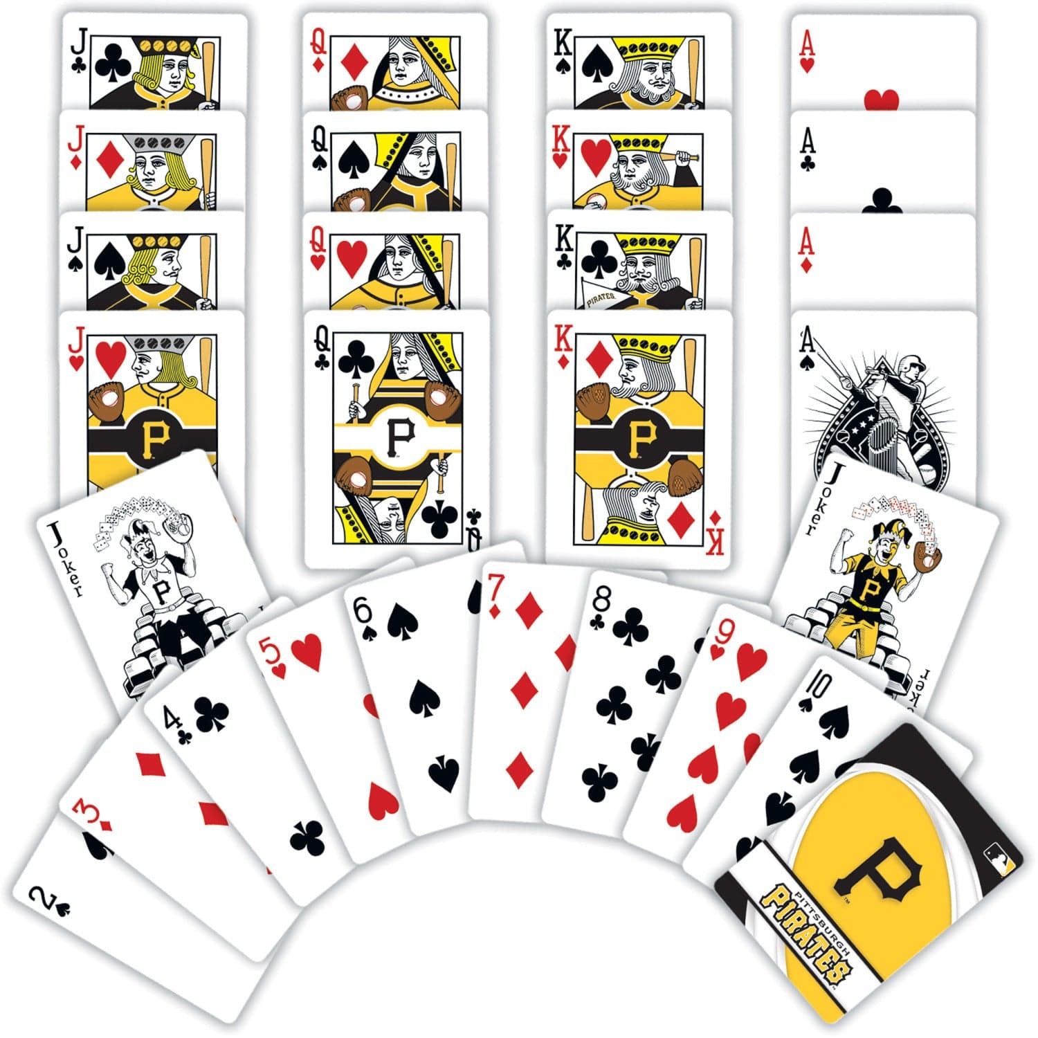 Pittsburgh Pirates 54-Card Playing Deck - Sports Gifts, Sports Memorabilia, Sports Collectibles, Fan Shop
