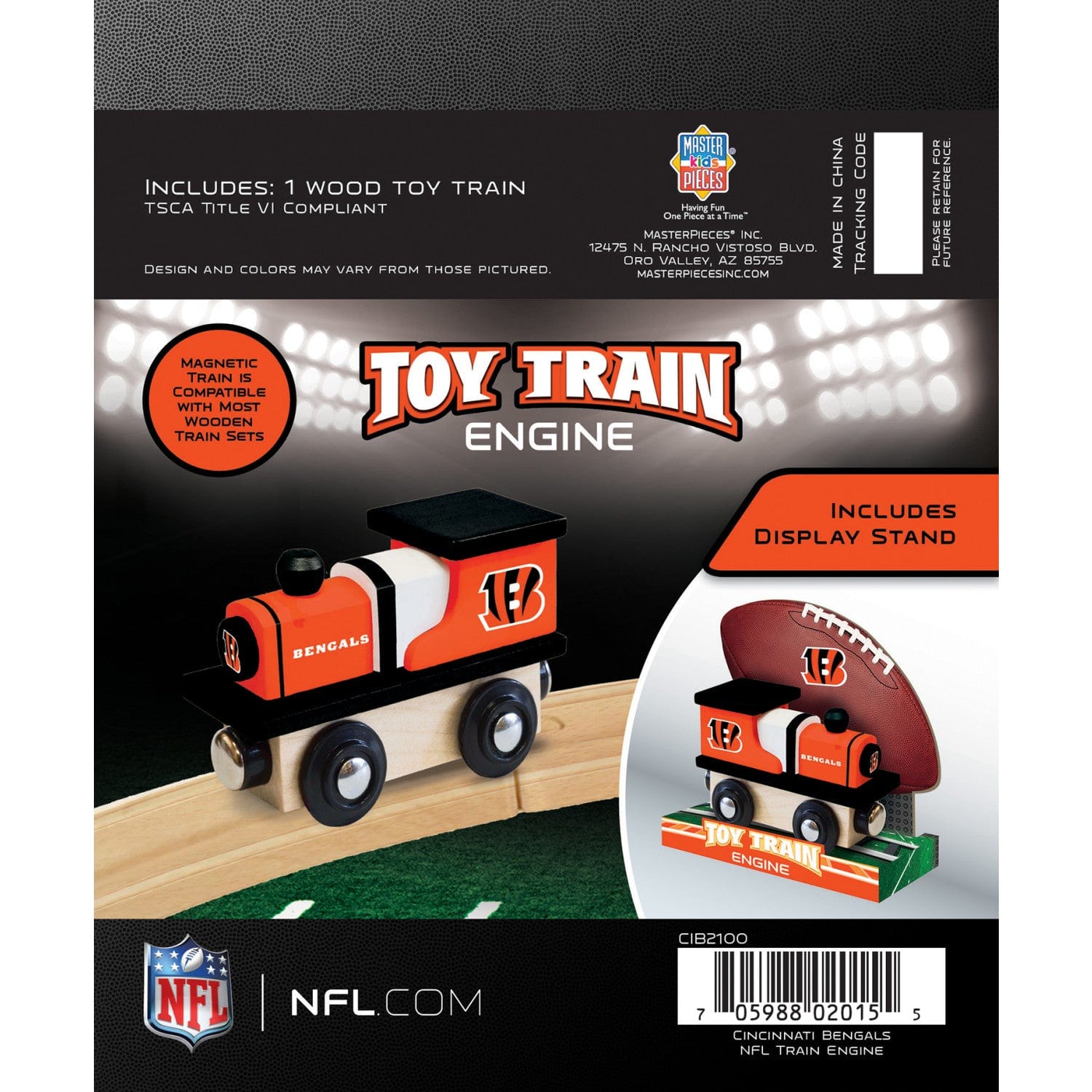 Cincinnati Bengals Toy Train Engine: All Aboard for Fun! - Sports Gifts, Sports Memorabilia, Sports Collectibles, Fan Shop