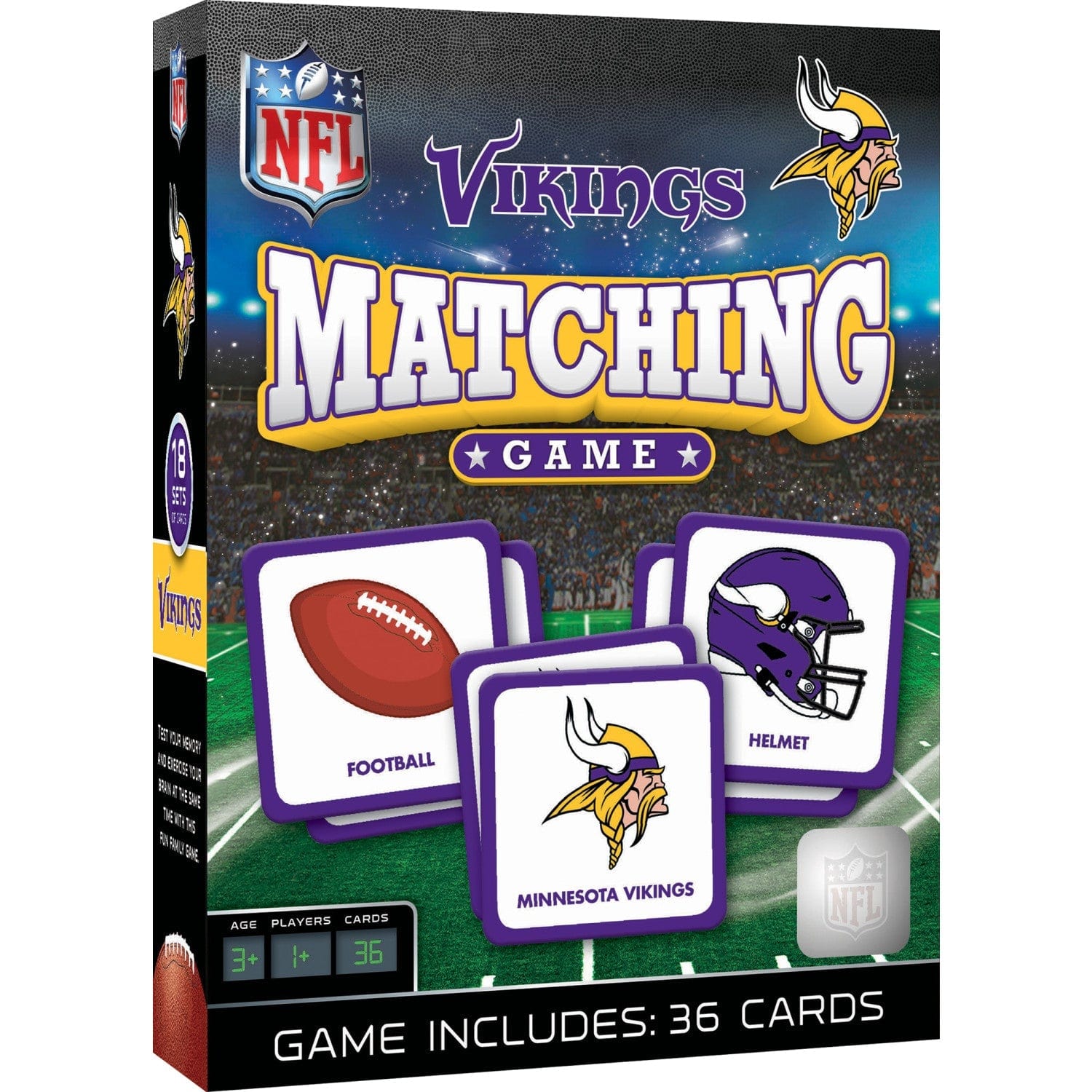 Minnesota Vikings Memory Matching Game - Sports Gifts, Sports Memorabilia, Sports Collectibles, Fan Shop