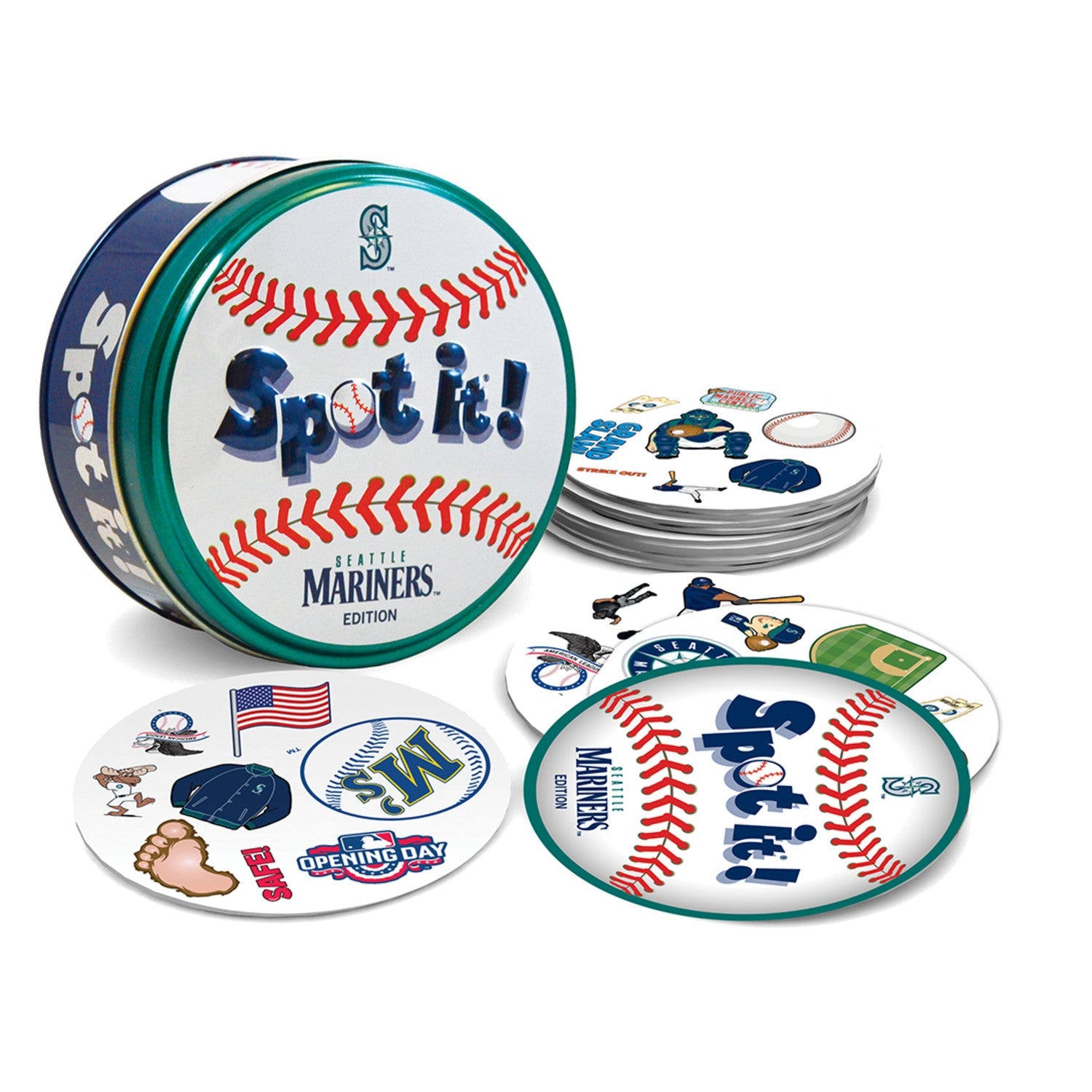 Seattle Mariners Spot It! Card Game - 757 Sports Collectibles