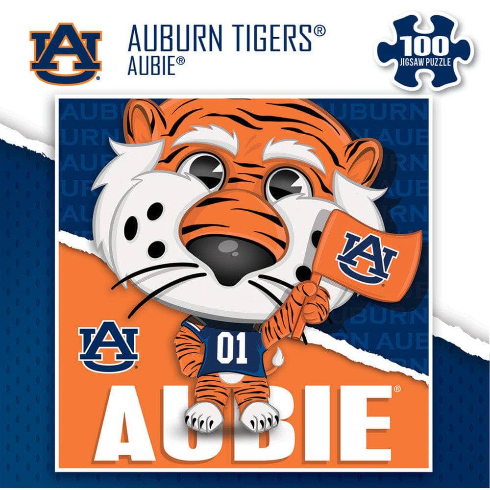 Aubie the Auburn Tigers Mascot 100-Piece Jigsaw Puzzle - Sports Gifts, Sports Memorabilia, Sports Collectibles, Fan Shop