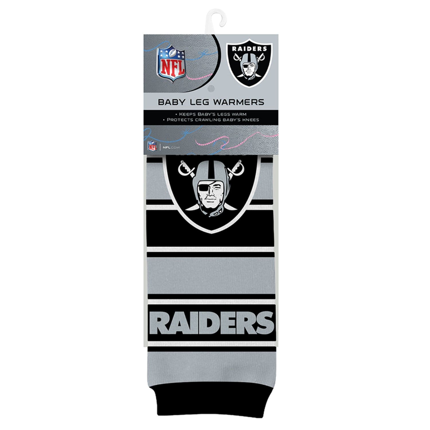 Las Vegas Raiders Baby Leg Warmers - Stylish NFL Baby Accessories