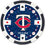 Minnesota Twins 100-Piece Poker Chip Set - Sports Gifts, Sports Memorabilia, Sports Collectibles, Fan Shop