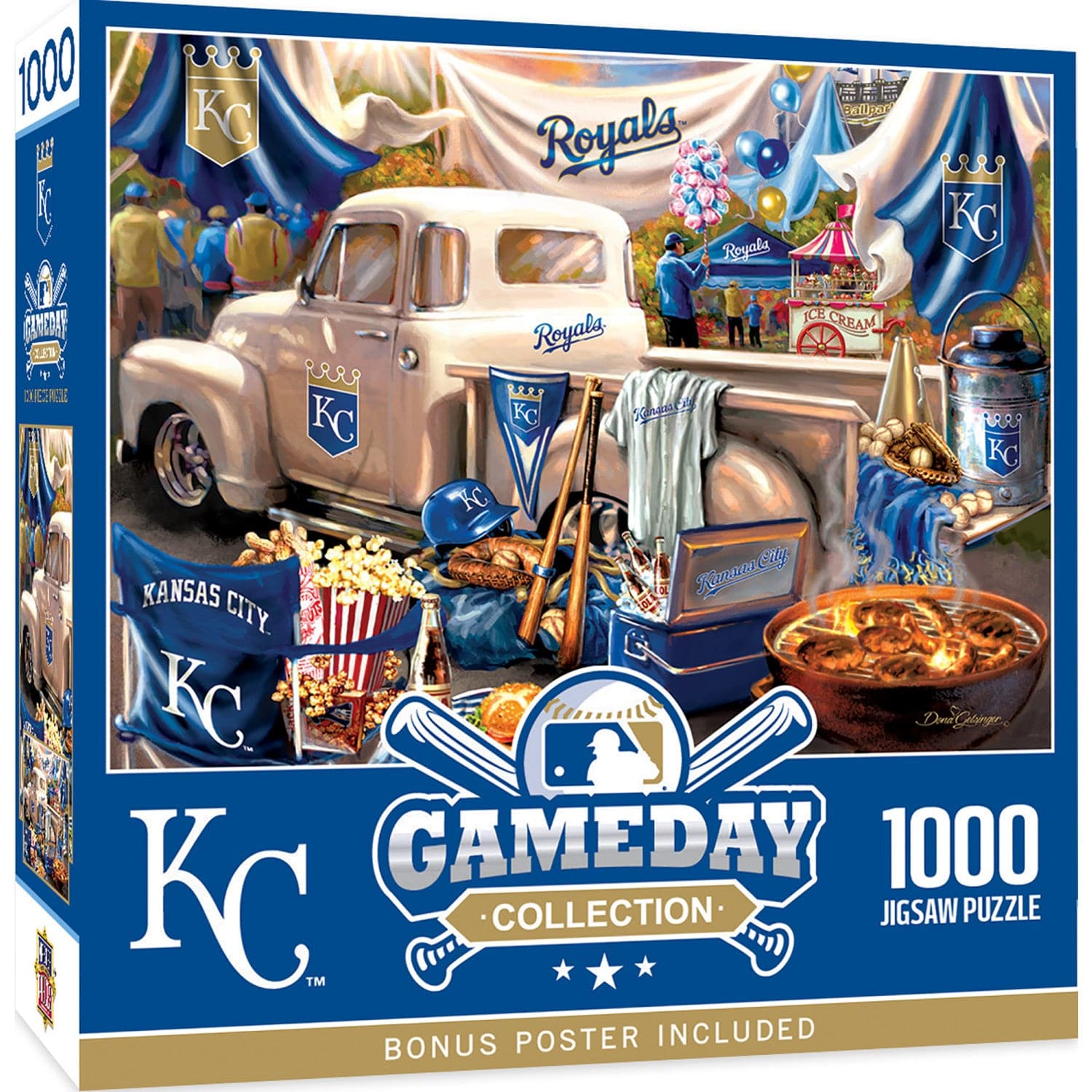 Kansas City Royals Gameday 1000 Piece Jigsaw Puzzle - Sports Gifts, Sports Memorabilia, Sports Collectibles, Fan Shop