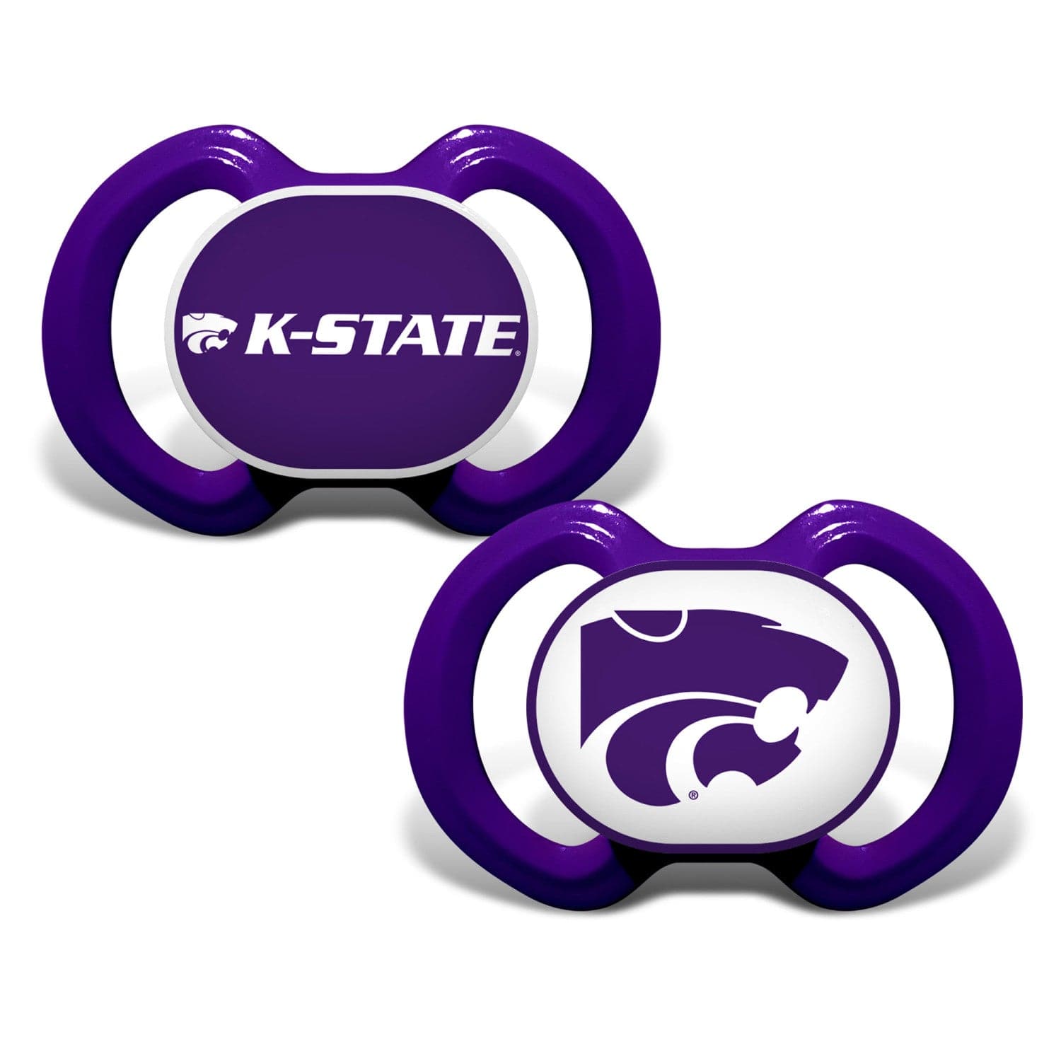 Kansas State Wildcats Pacifier 2-Pack - Sports Gifts, Sports Memorabilia, Sports Collectibles, Fan Shop