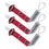 Atlanta Falcons Pacifier Clip 3-Pack - Sports Gifts, Sports Memorabilia, Sports Collectibles, Fan Shop