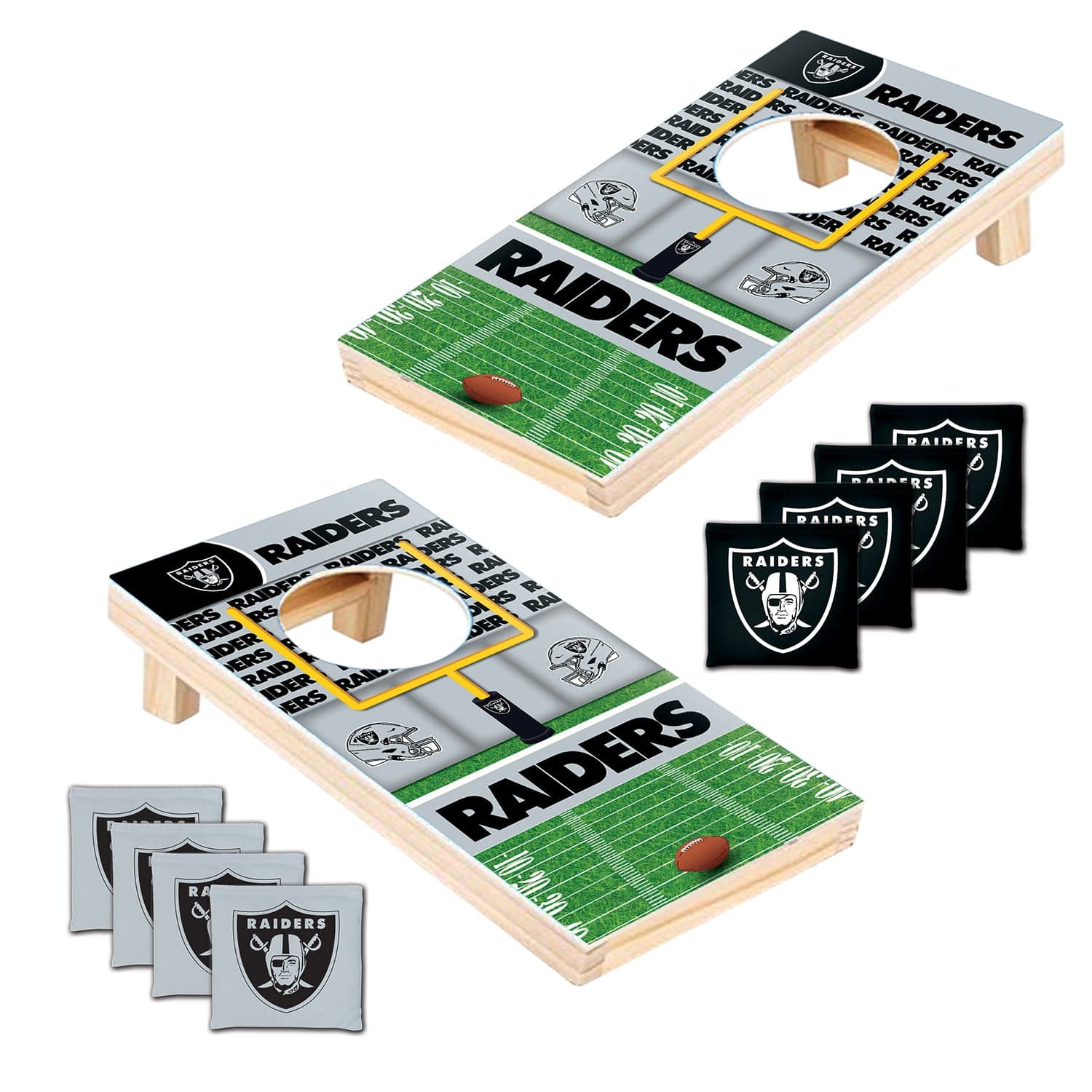Las Vegas Raiders - NFL Tabletop Cornhole