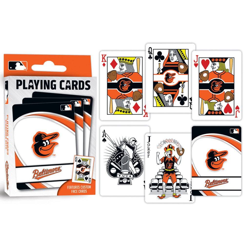 Baltimore Orioles 54-Card Deck Playing Cards - Sports Gifts, Sports Memorabilia, Sports Collectibles, Fan Shop