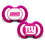 New York Giants Pink Pacifier 2-Pack - Sports Gifts, Sports Memorabilia, Sports Collectibles, Fan Shop