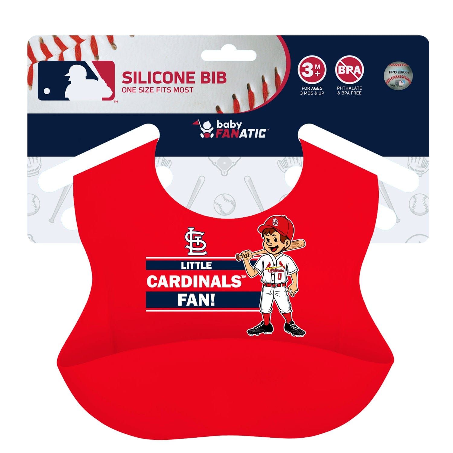 St. Louis Cardinals - MLB Silicone Bib