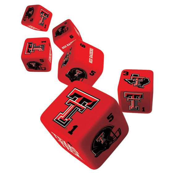 Texas Tech Red Raiders Dice Set - 19mm - 757 Sports Collectibles