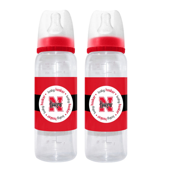 Nebraska Cornhuskers - Baby Bottles 9oz 2-Pack - 757 Sports Collectibles