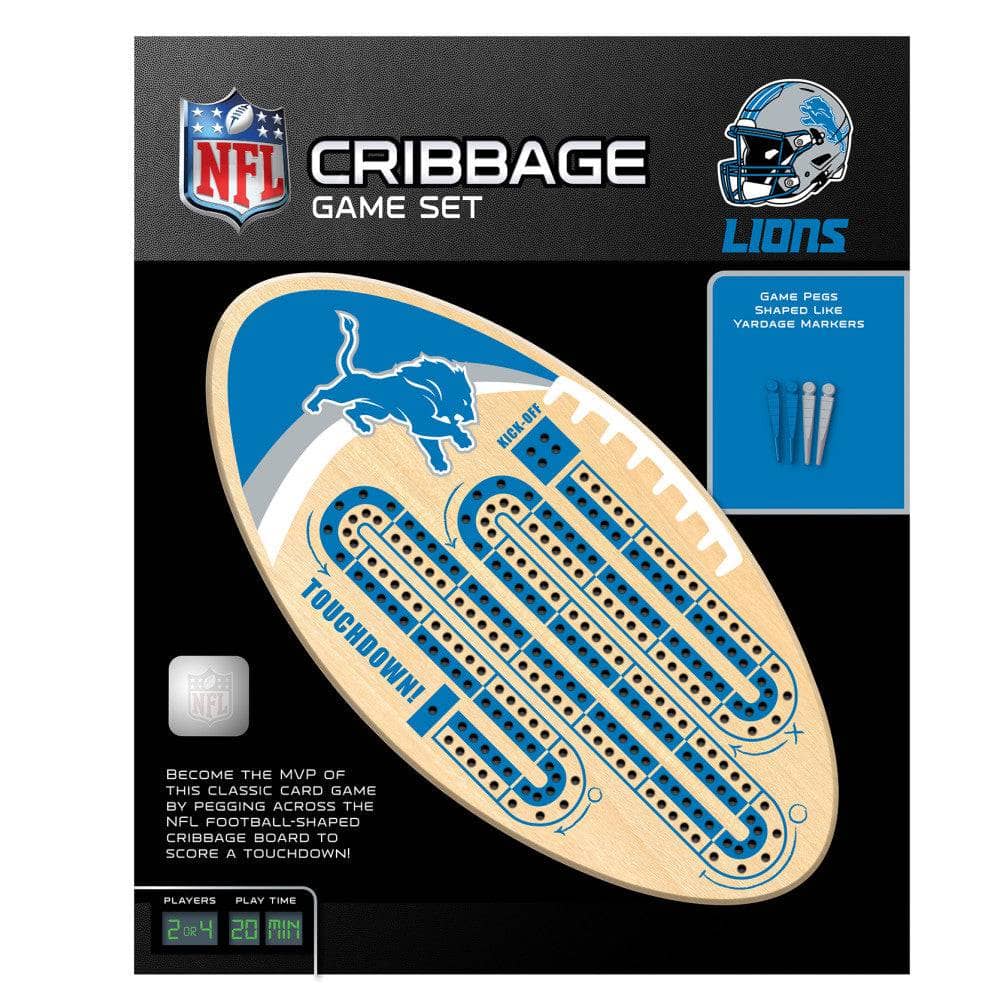 Detroit Lions Cribbage Board Game