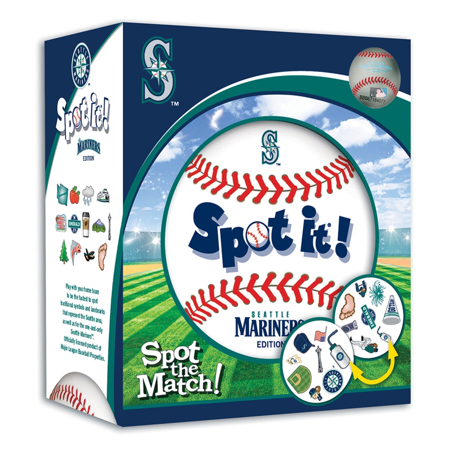 Seattle Mariners Spot It! Card Game - 757 Sports Collectibles