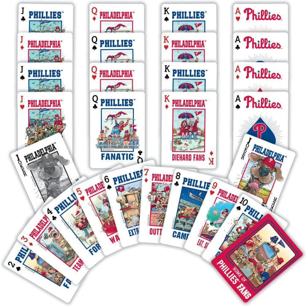 Philadelphia Phillies Fan Deck Playing Cards - 54 Card Deck