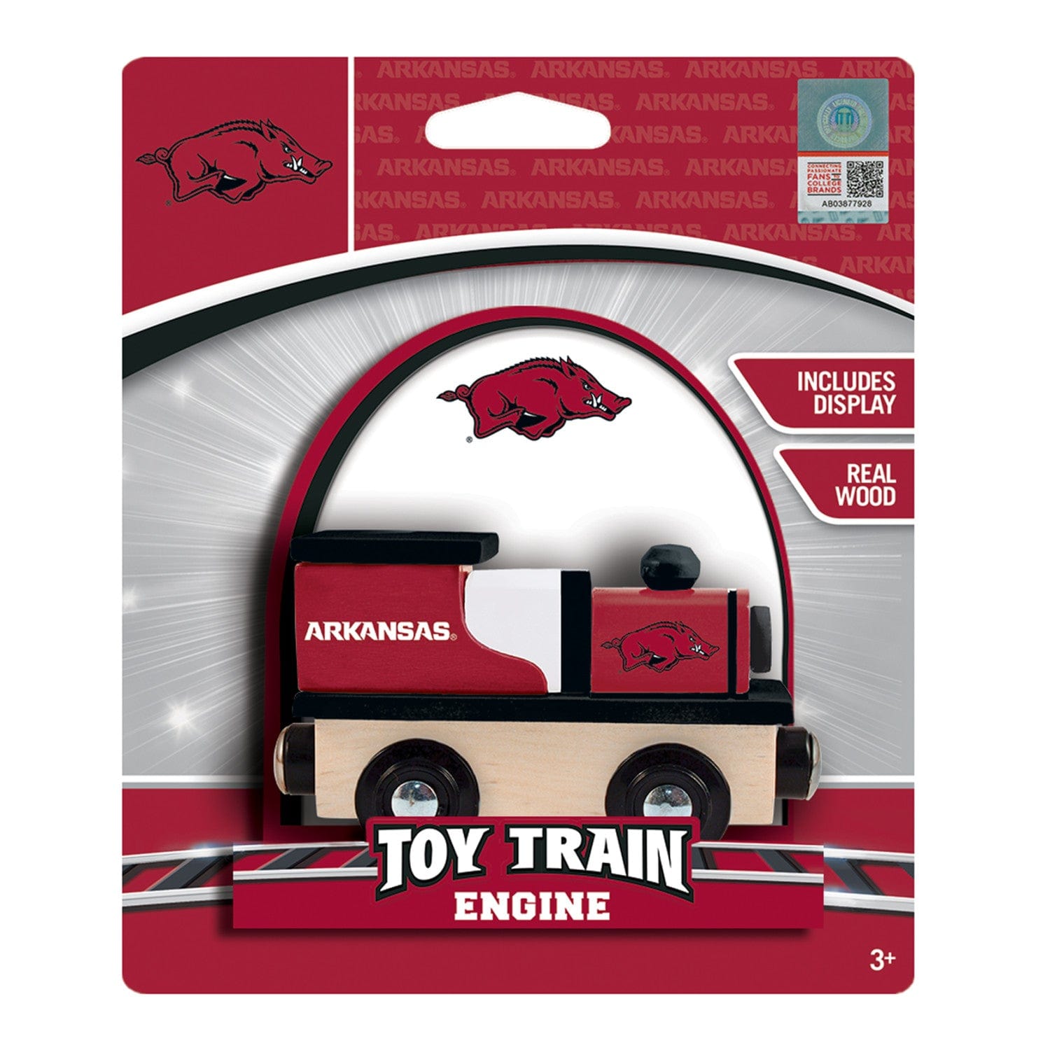 Arkansas Razorbacks Toy Train Engine