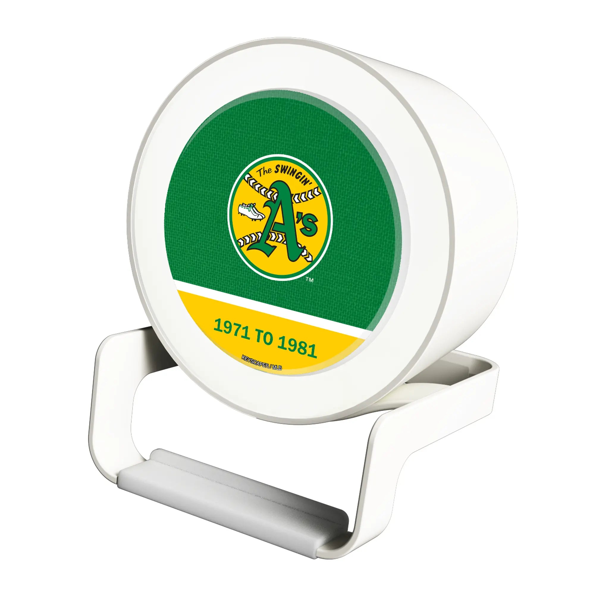 Oakland As 1971-1981 - Cooperstown Collection Endzone Solid Night Light Charger and Bluetooth Speaker