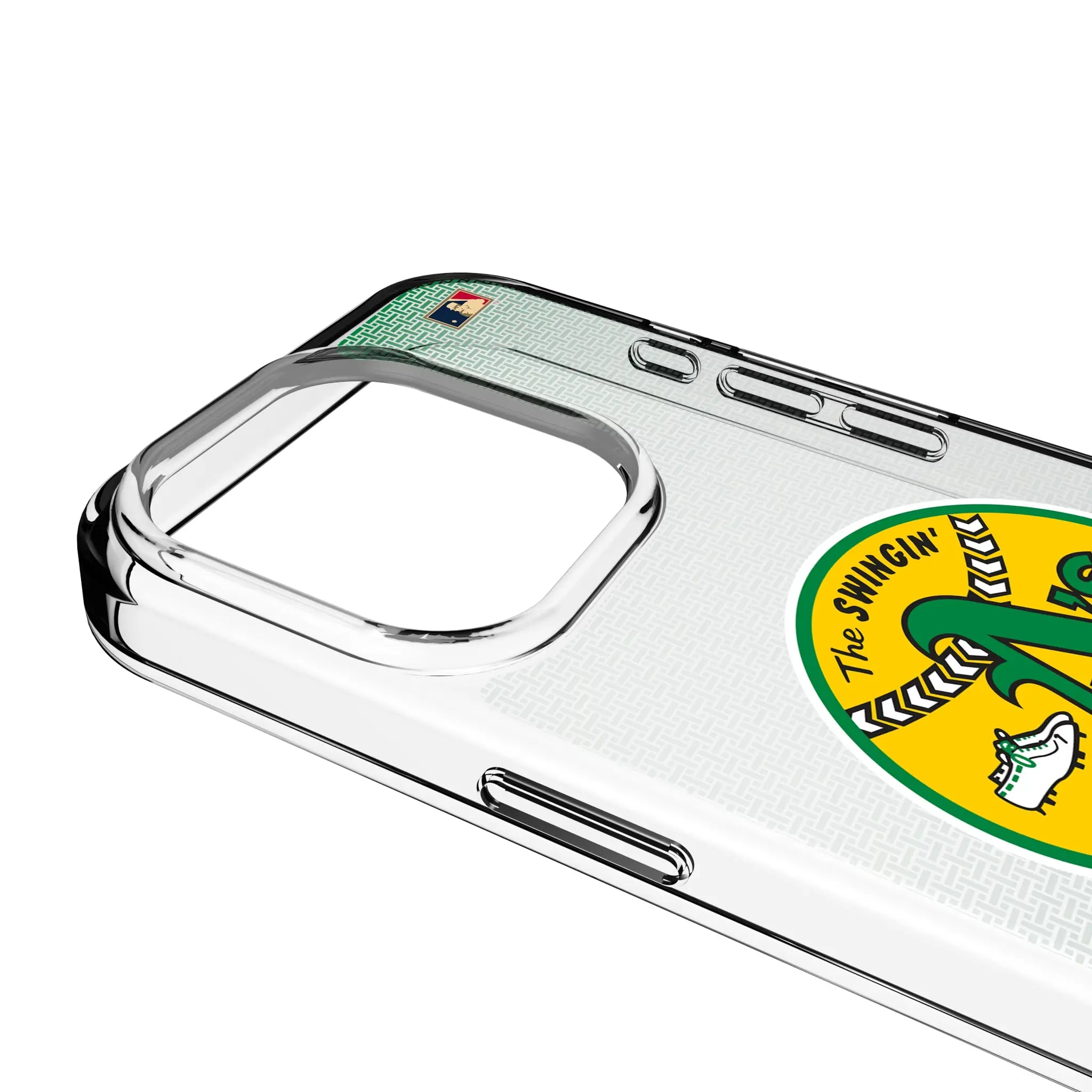 Oakland As 1971-1981 - Cooperstown Collection Linen Clear Phone Case for Apple iPhone