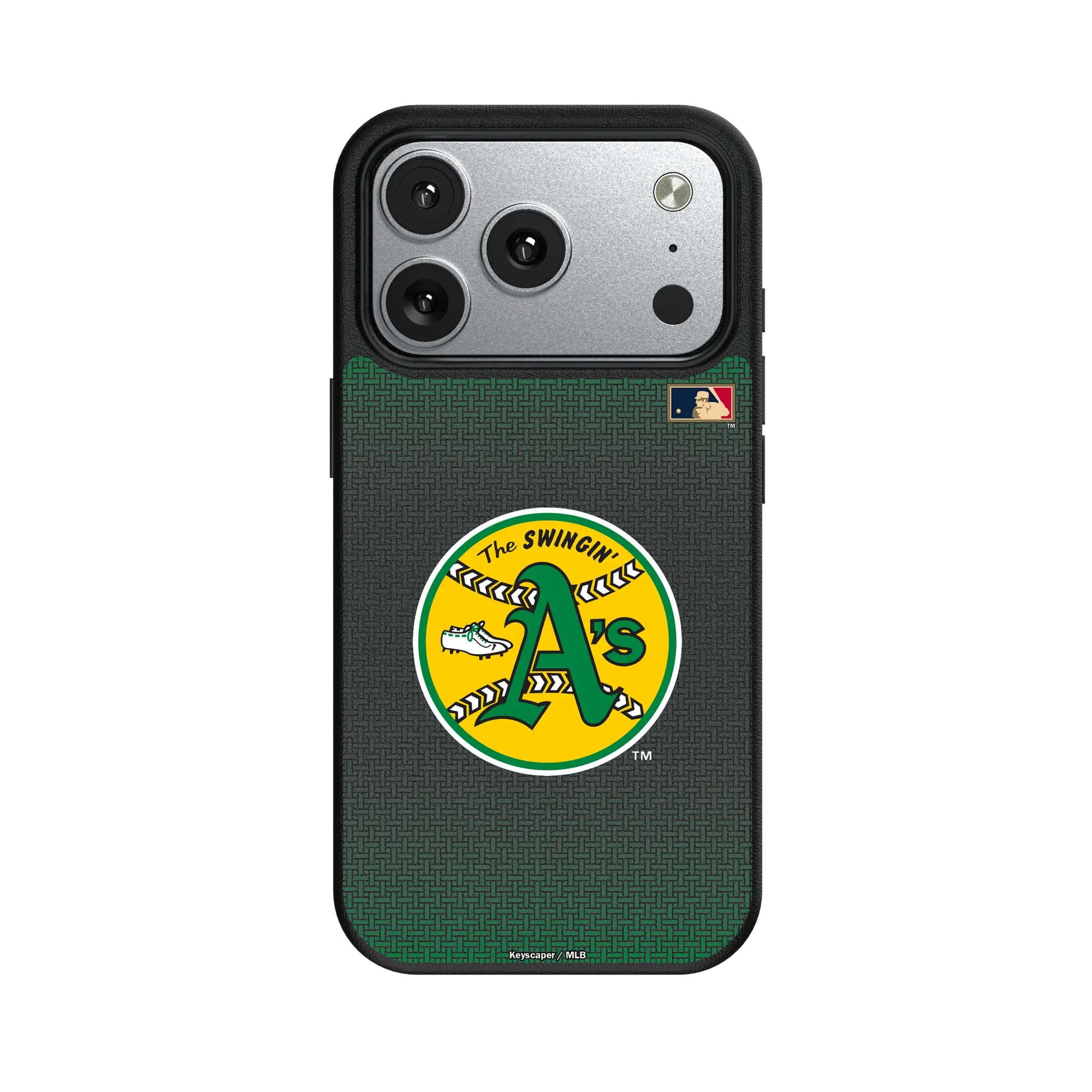 Oakland As 1971-1981 - Cooperstown Collection Linen MagSafe Compatible Phone Case for Apple iPhone