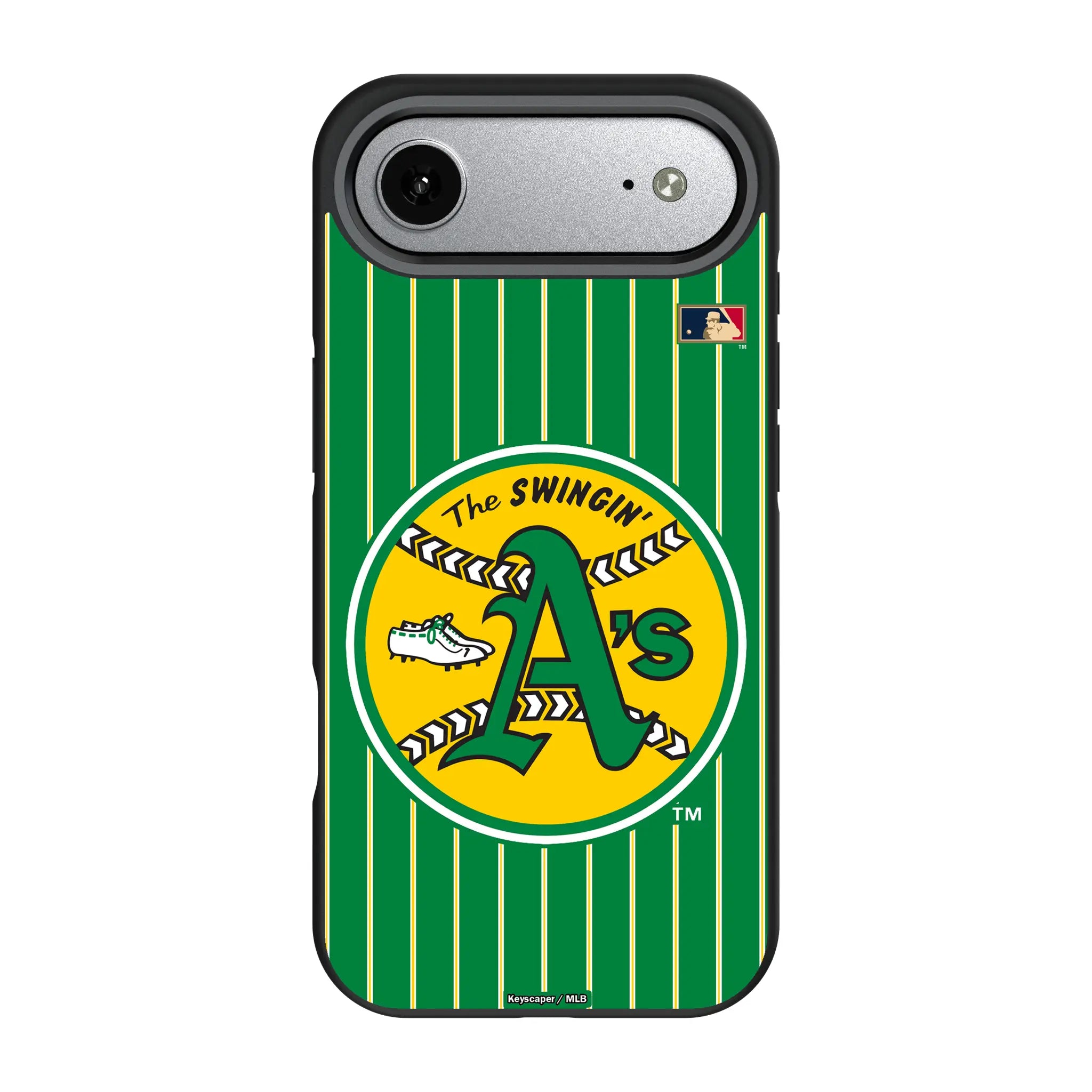 Oakland As 1971-1981 - Cooperstown Collection Pinstripe Bump Phone Case