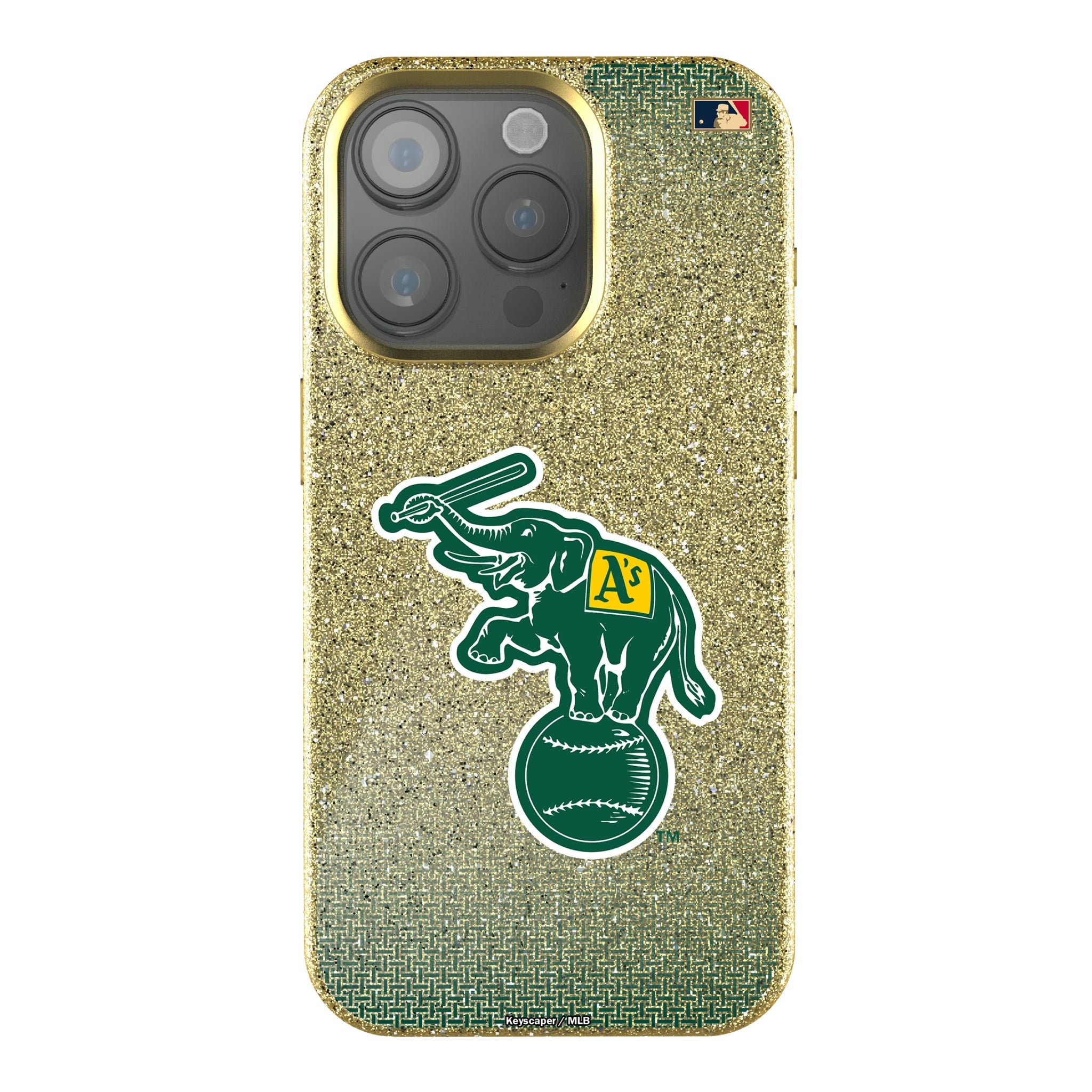Oakland As Home 1988 - Cooperstown Collection Linen Bling Phone Case for Apple iPhone