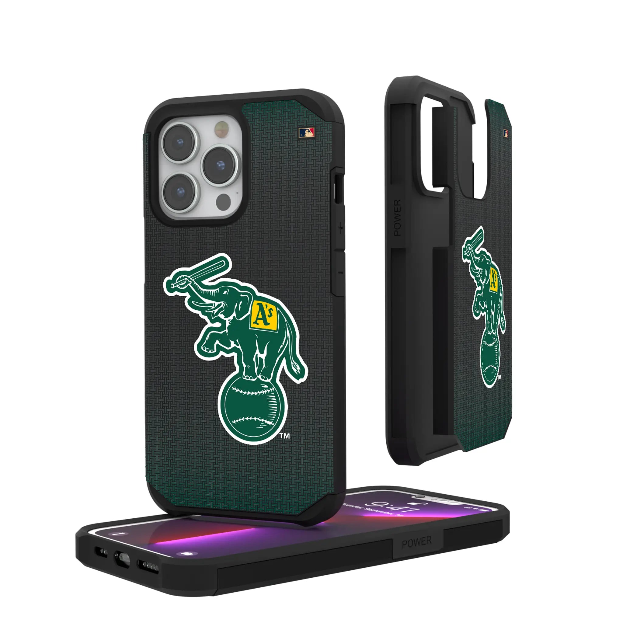 Oakland As  Home 1988 - Cooperstown Collection Linen Rugged Phone Case