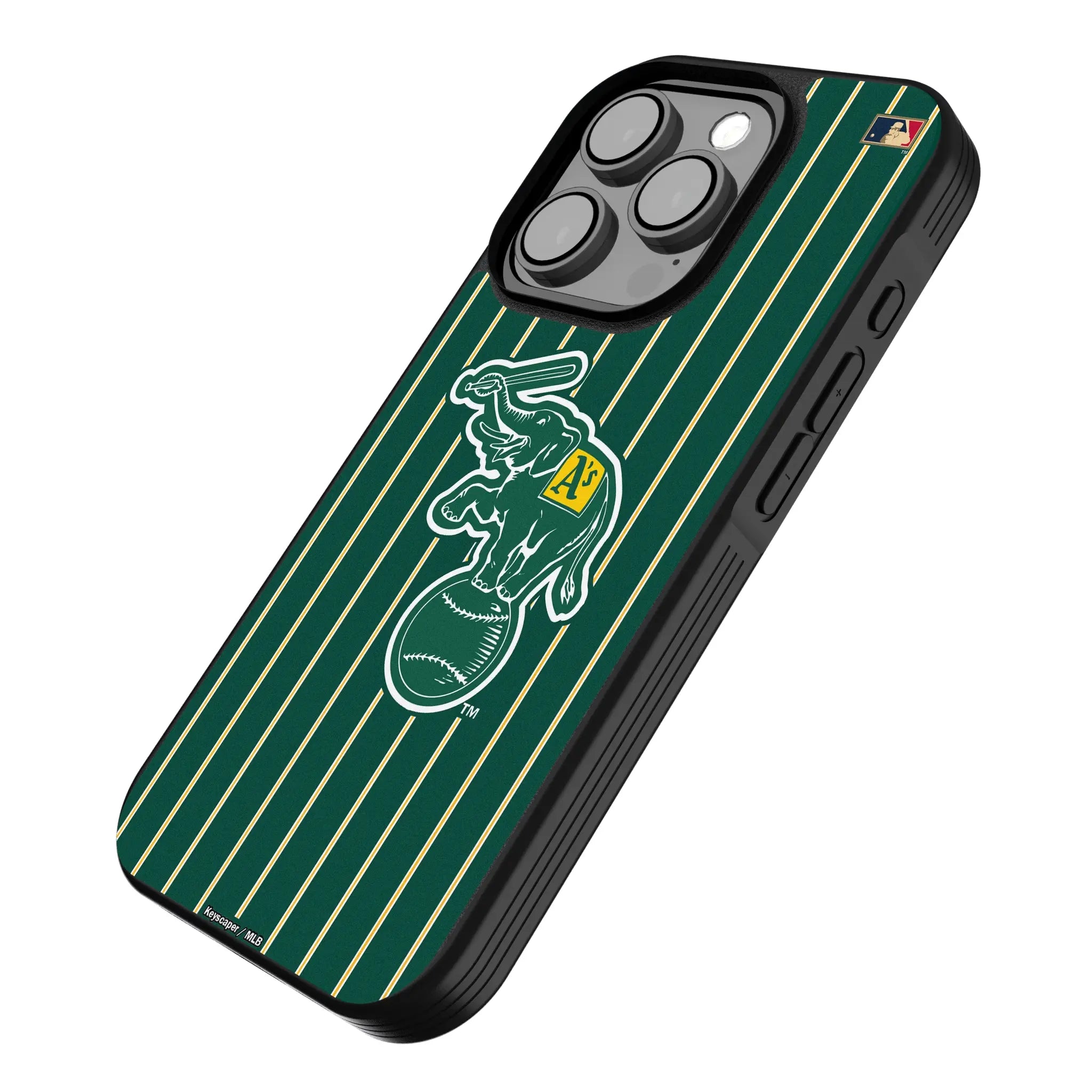 Oakland As  Home 1988 - Cooperstown Collection Pinstripe Bump Phone Case
