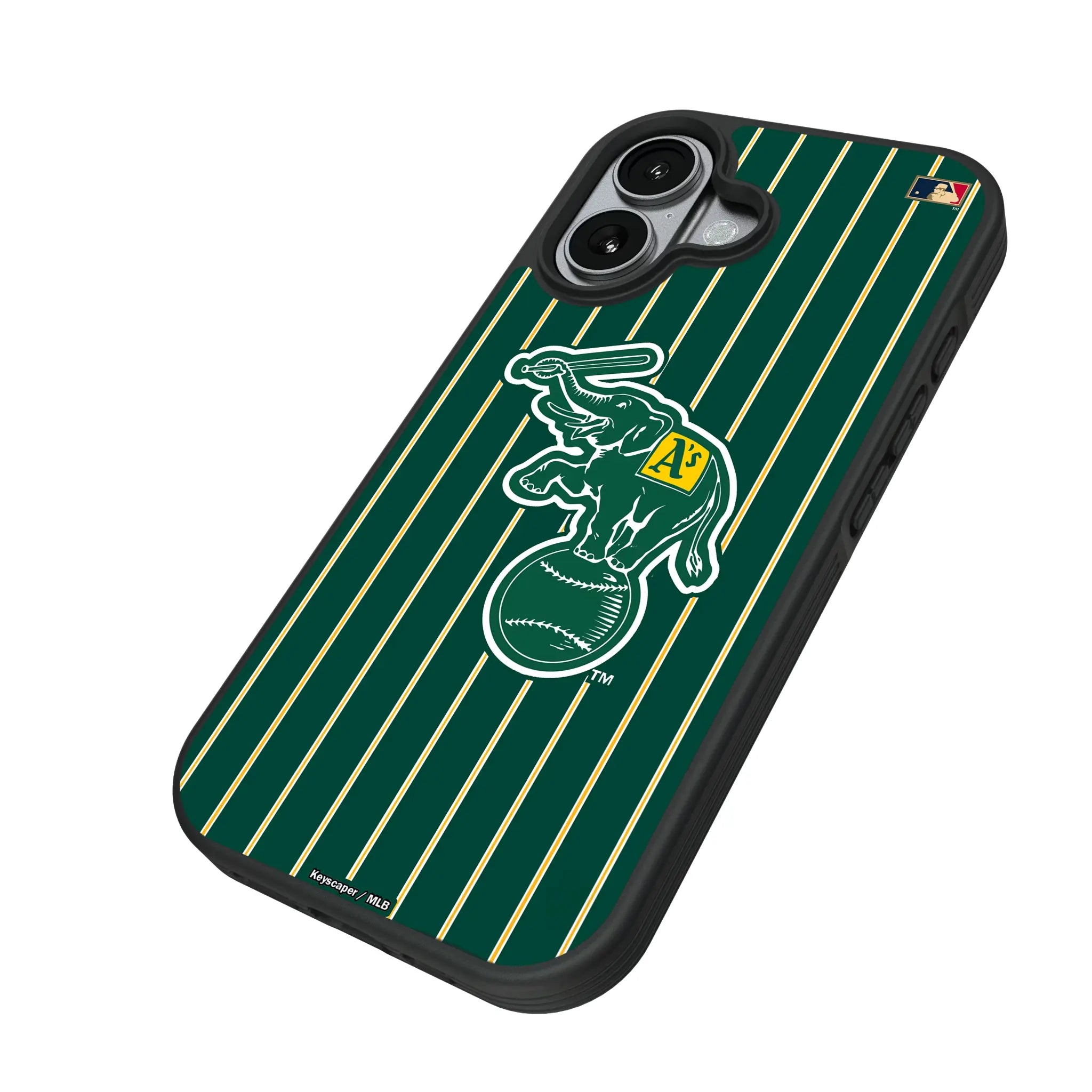 Oakland As  Home 1988 - Cooperstown Collection Pinstripe Bump Phone Case