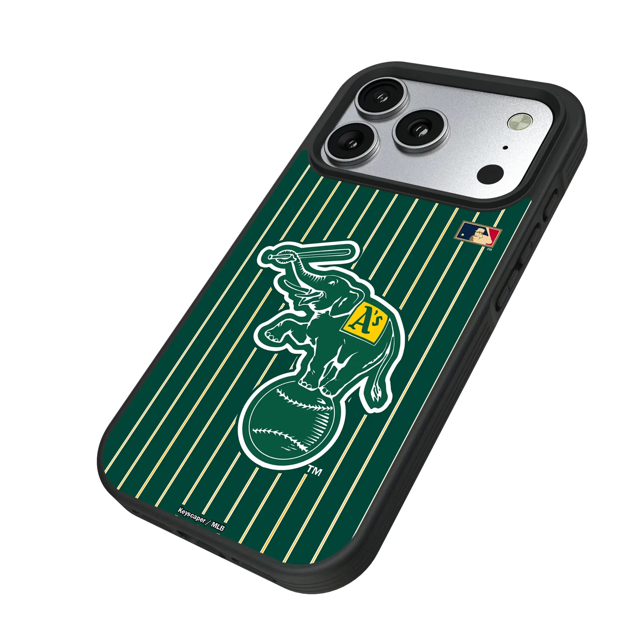 Oakland As  Home 1988 - Cooperstown Collection Pinstripe Bump Phone Case