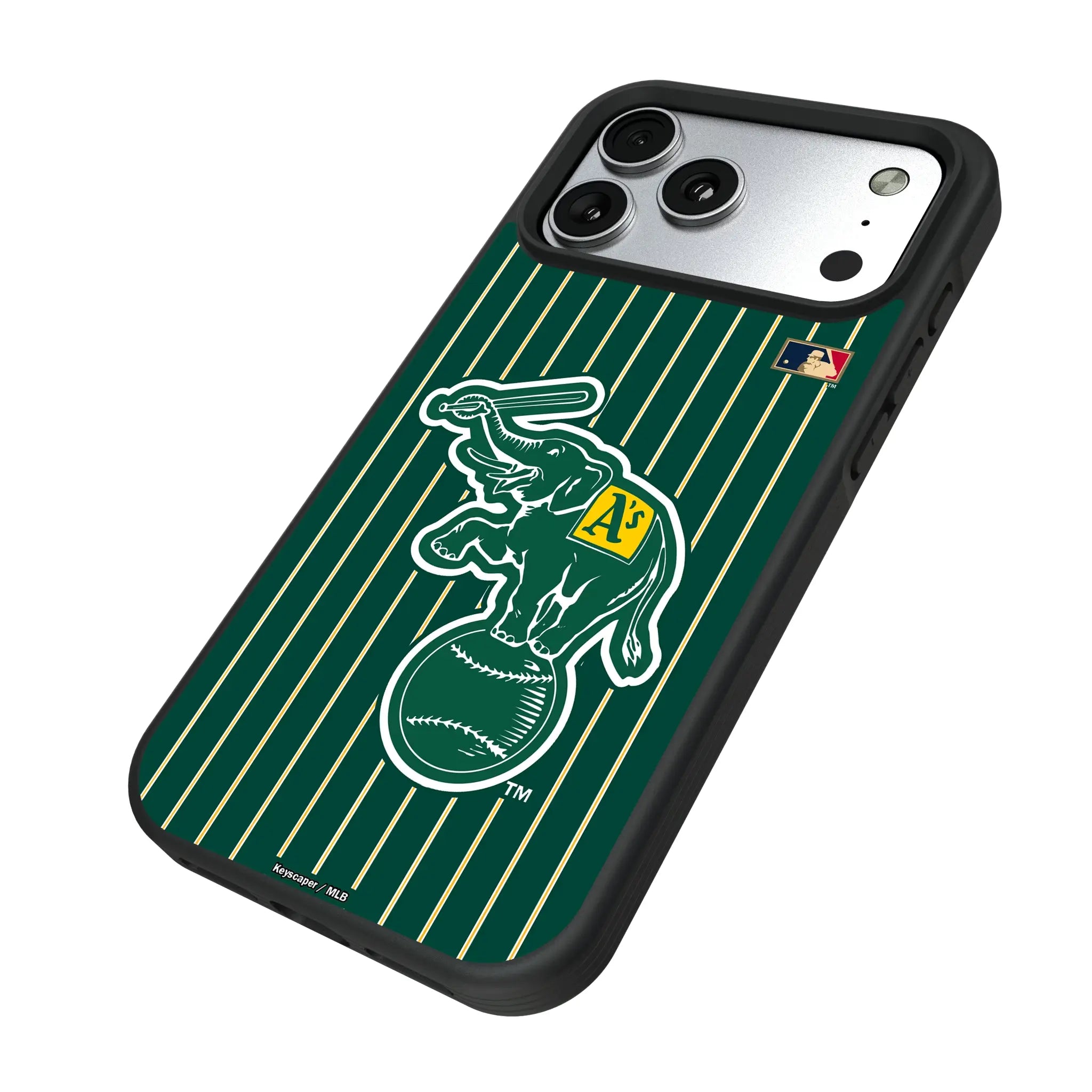 Oakland As  Home 1988 - Cooperstown Collection Pinstripe Bump Phone Case