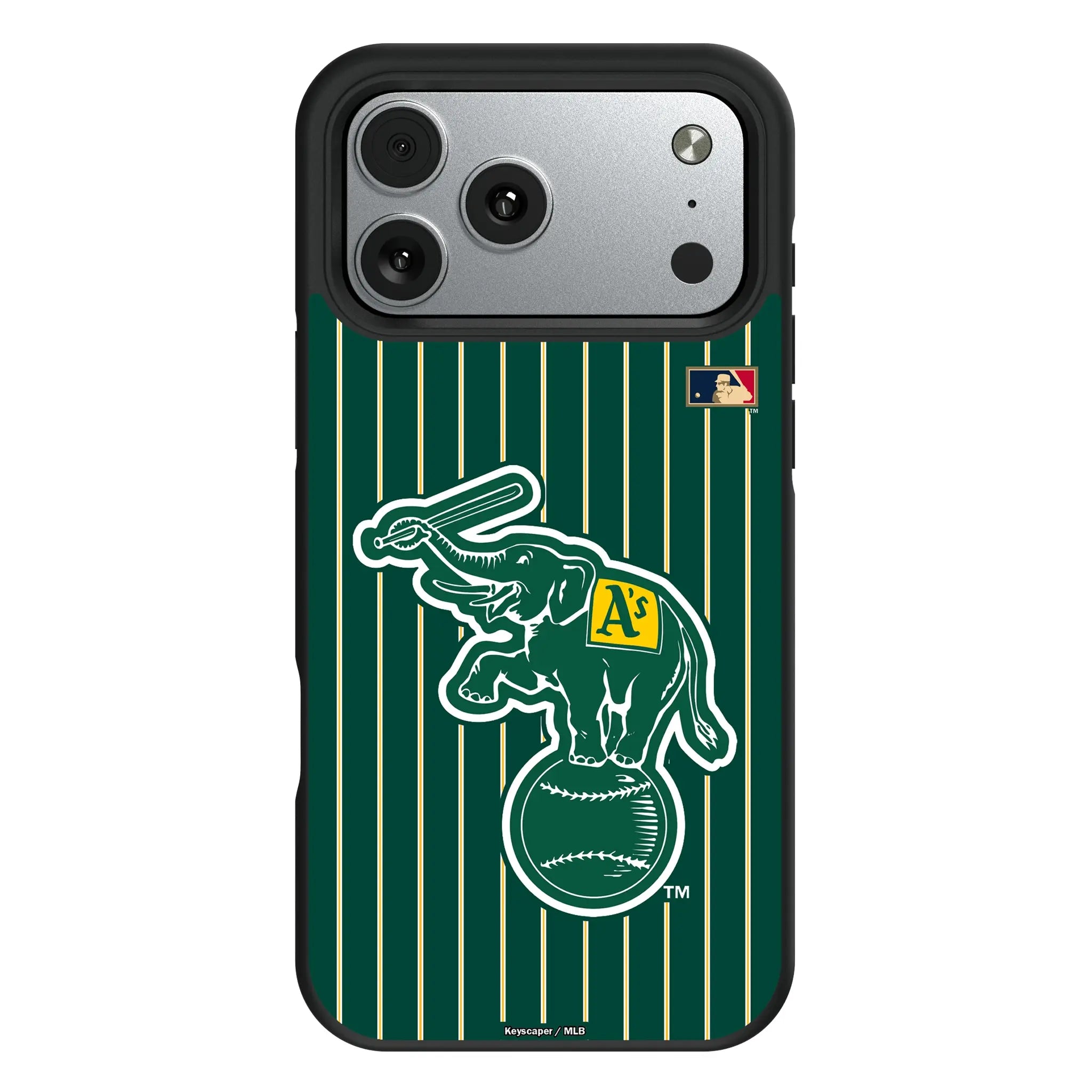 Oakland As  Home 1988 - Cooperstown Collection Pinstripe Bump Phone Case