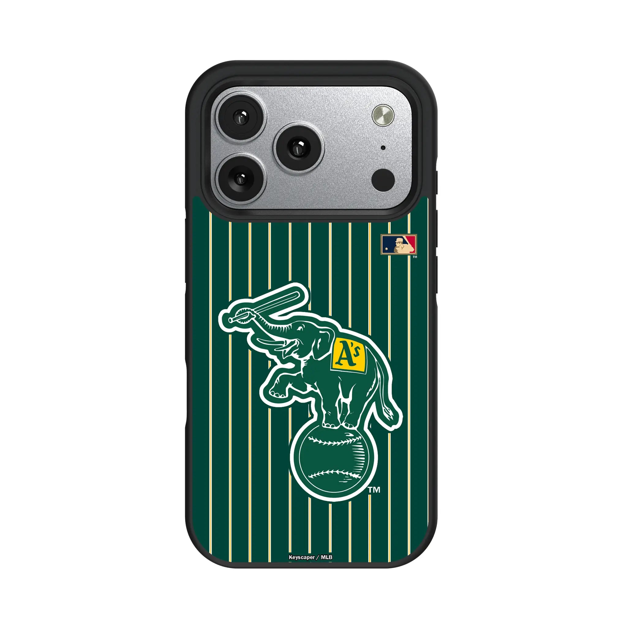 Oakland As  Home 1988 - Cooperstown Collection Pinstripe Bump Phone Case