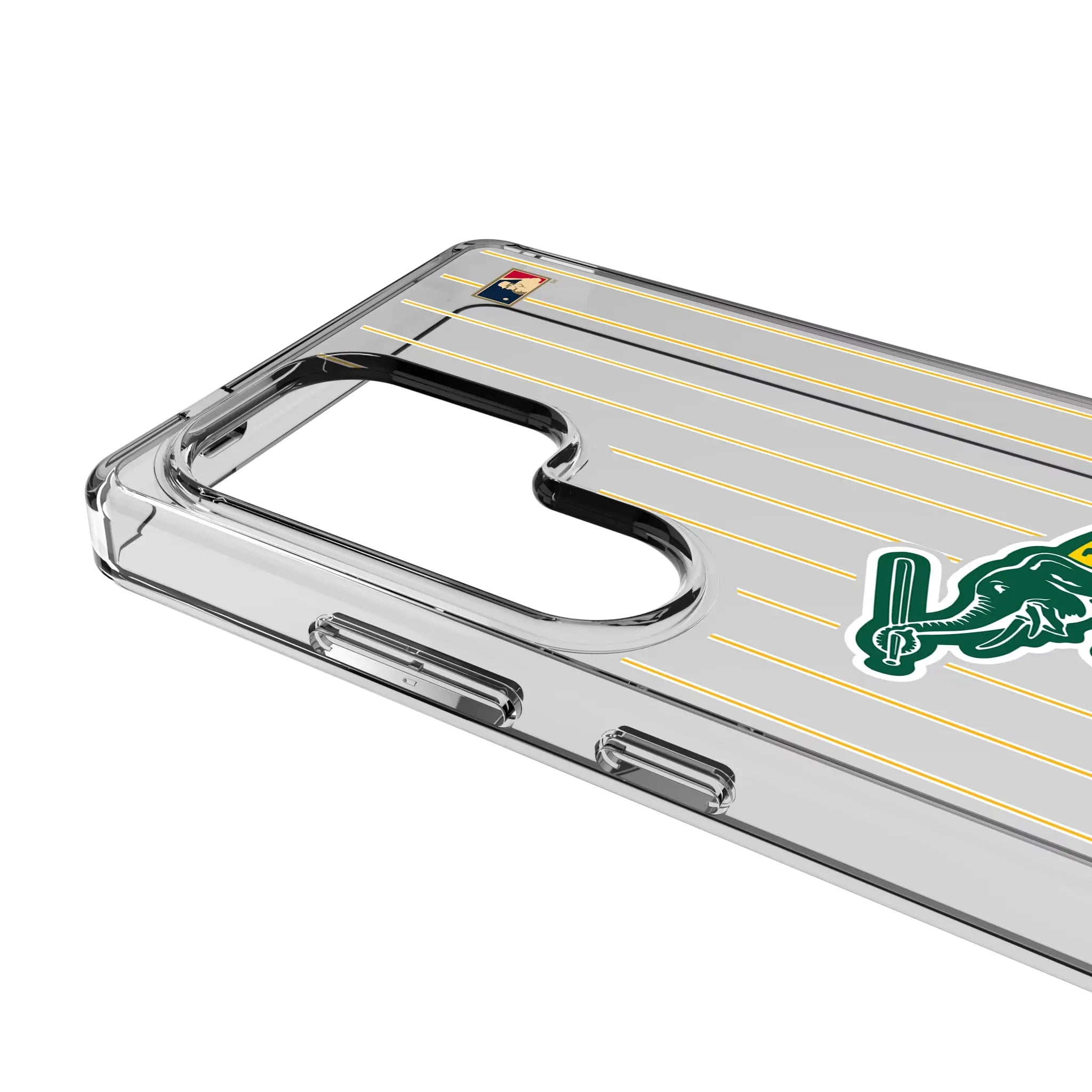 Oakland As Home 1988 - Cooperstown Collection Pinstripe Clear Phone Case for Samsung Galaxy