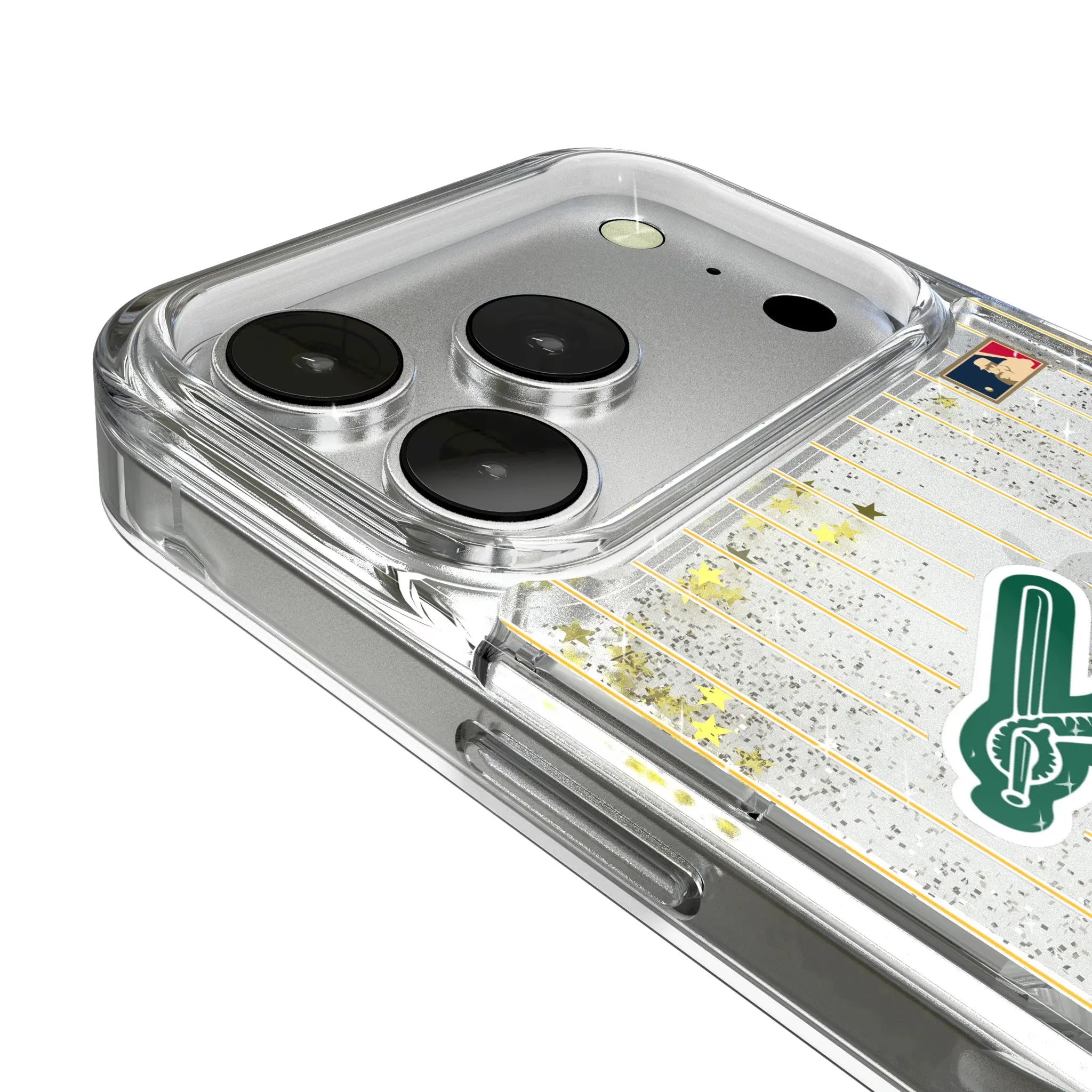 Oakland As  Home 1988 - Cooperstown Collection Pinstripe Glitter Phone Case