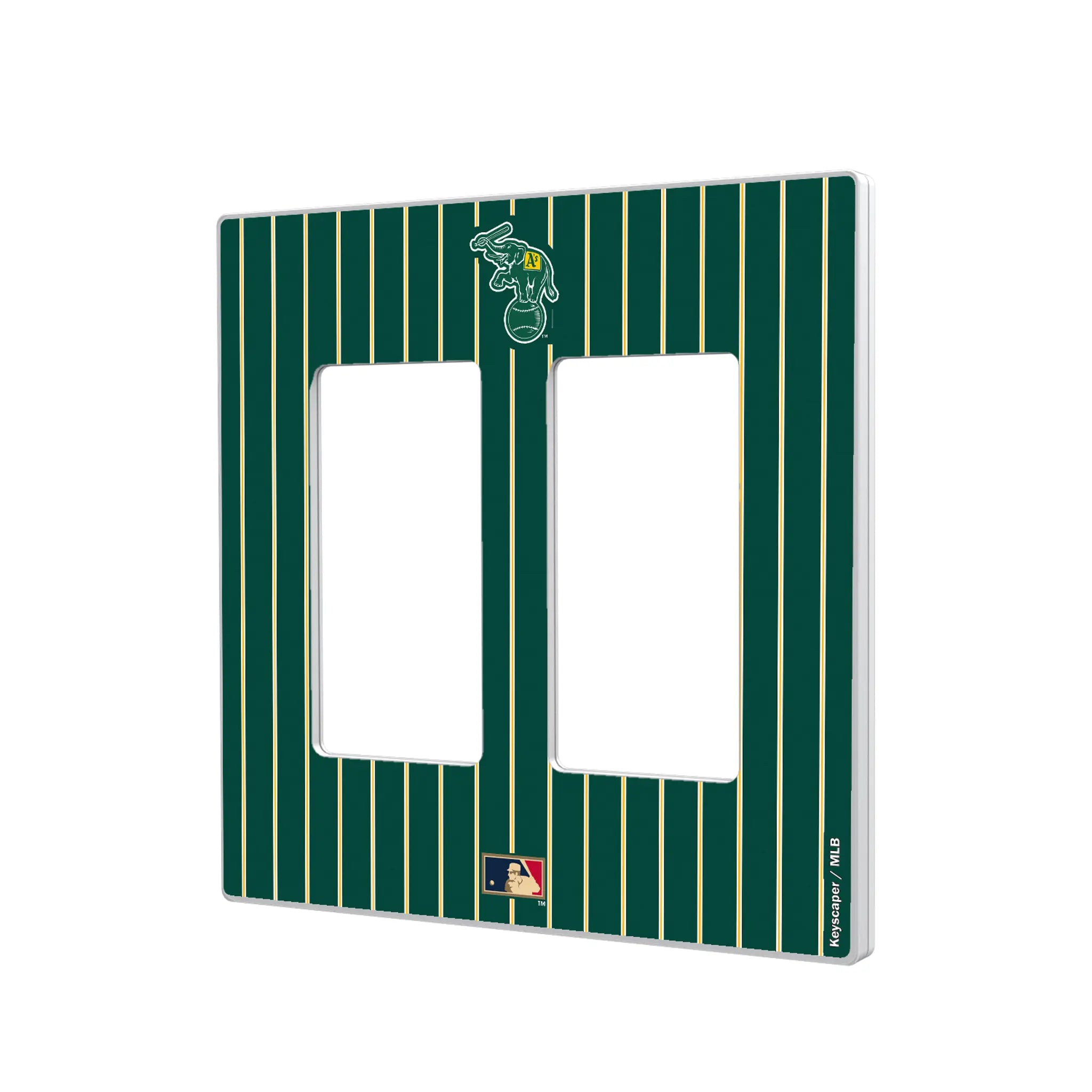 Oakland As Home 1988 - Cooperstown Collection Pinstripe Hidden-Screw Light Switch Plate
