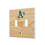 Oakland Athletics Baseball Bat Hidden-Screw Light Switch Plate