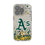 Oakland Athletics Confetti Clear Phone Case for Apple iPhone