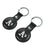 Oakland Athletics Insignia Black Airtag Holder 2-Pack