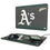 Oakland Athletics Linen 15-Watt Wireless Charger and Mouse Pad