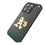 Oakland Athletics Linen Bling Phone Case for Apple iPhone