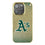 Oakland Athletics Linen Bling Phone Case for Apple iPhone