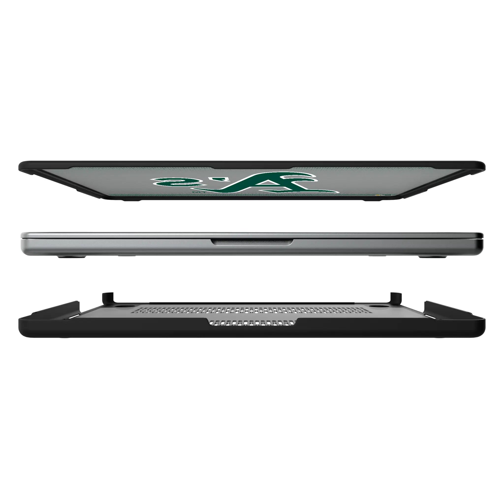 Oakland Athletics Linen Laptop Case for Apple MacBook