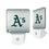 Oakland Athletics Linen Night Light 2-Pack