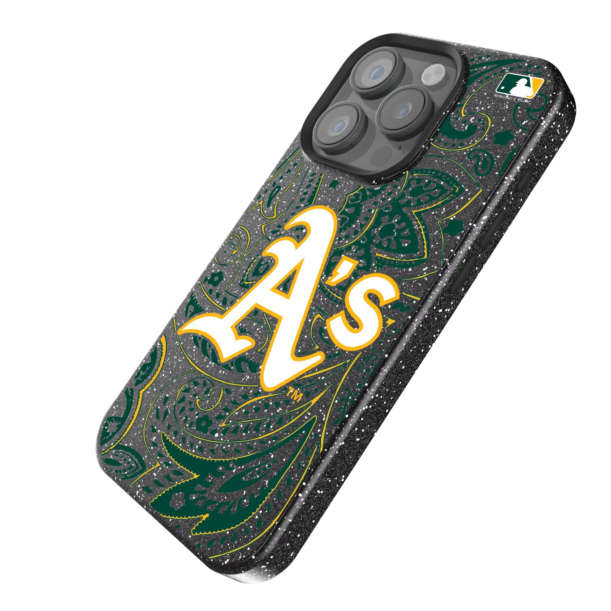 Oakland Athletics Paisley Bling Phone Case
