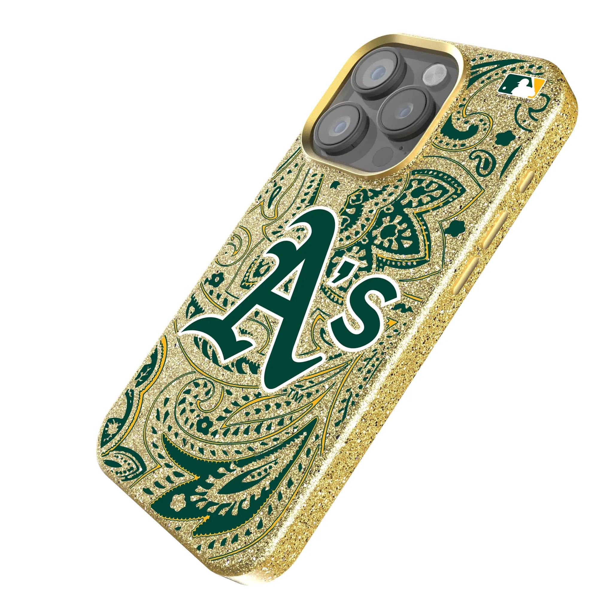 Oakland Athletics Paisley Bling Phone Case