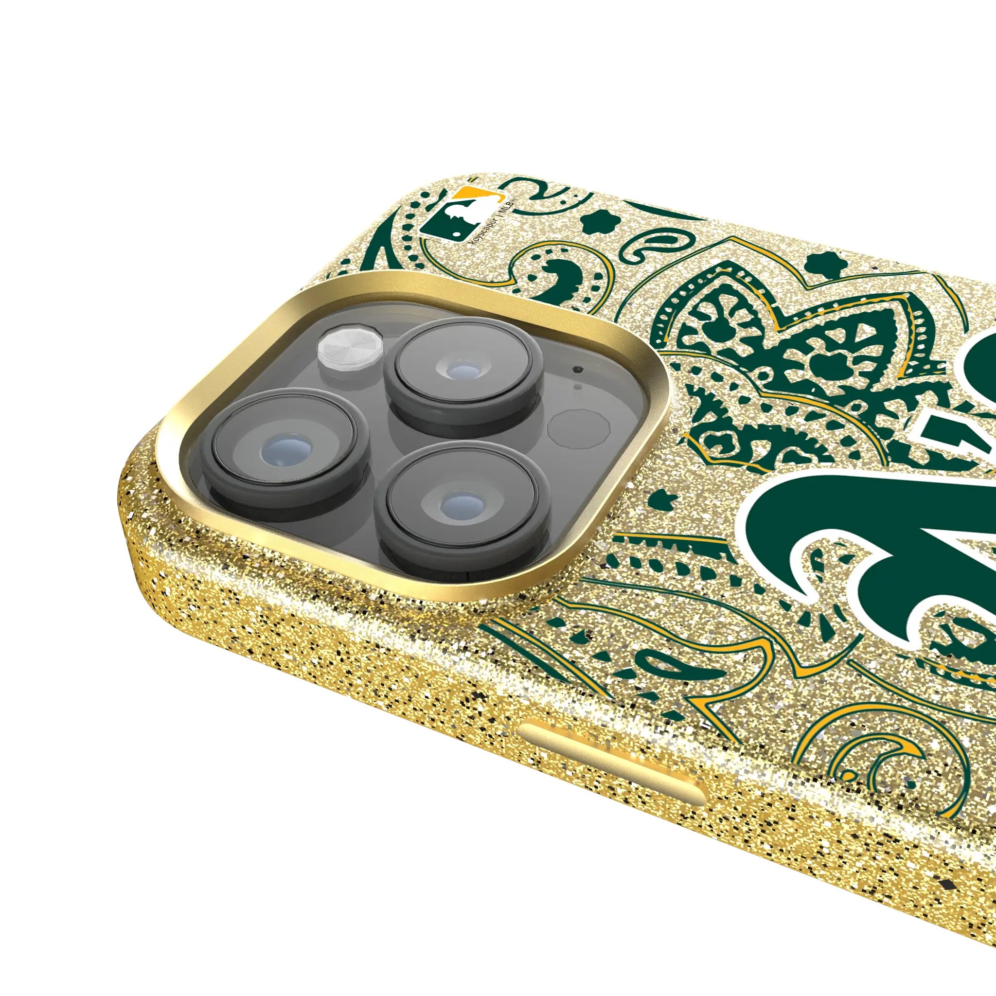Oakland Athletics Paisley Bling Phone Case