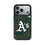 Oakland Athletics Paisley MagSafe Compatible Phone Case for Apple iPhone - Sports Gifts, Sports Memorabilia, Sports Collectibles, Fan Shop
